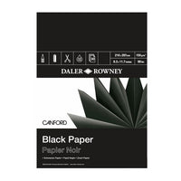 Blok černých papírů Daler-Rowney Canford