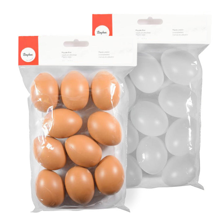 Plastová vajíčka Rayher 6 cm 10 ks