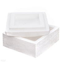 Polystyrénový box čtvercový 13.5 x 13.5 cm
