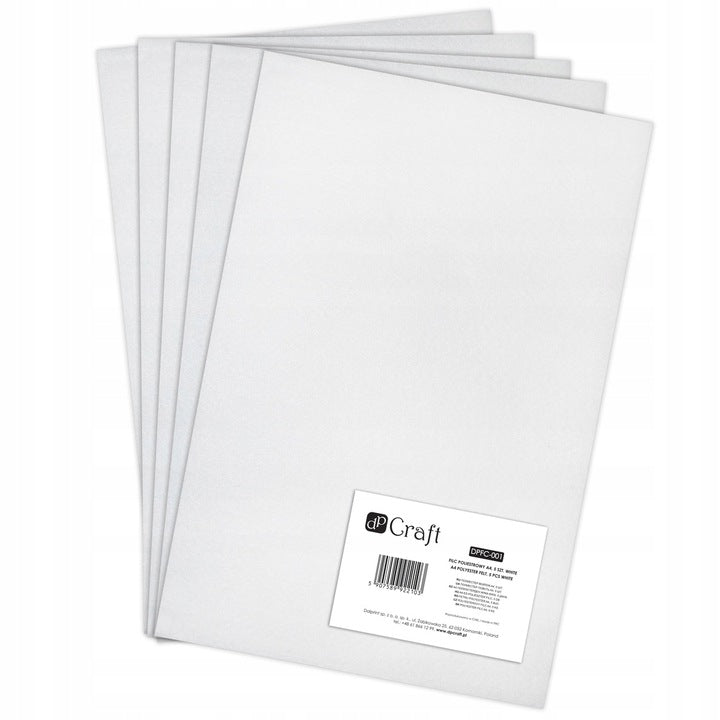 Dekorační filc syntetický 30 x 20 cm různé barvy / 1ks