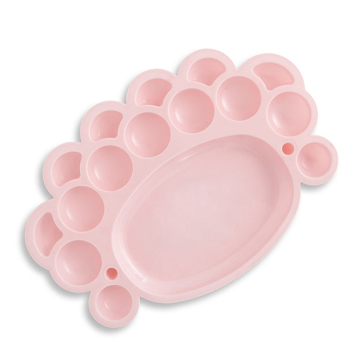 Plastová malířská paleta - růžová