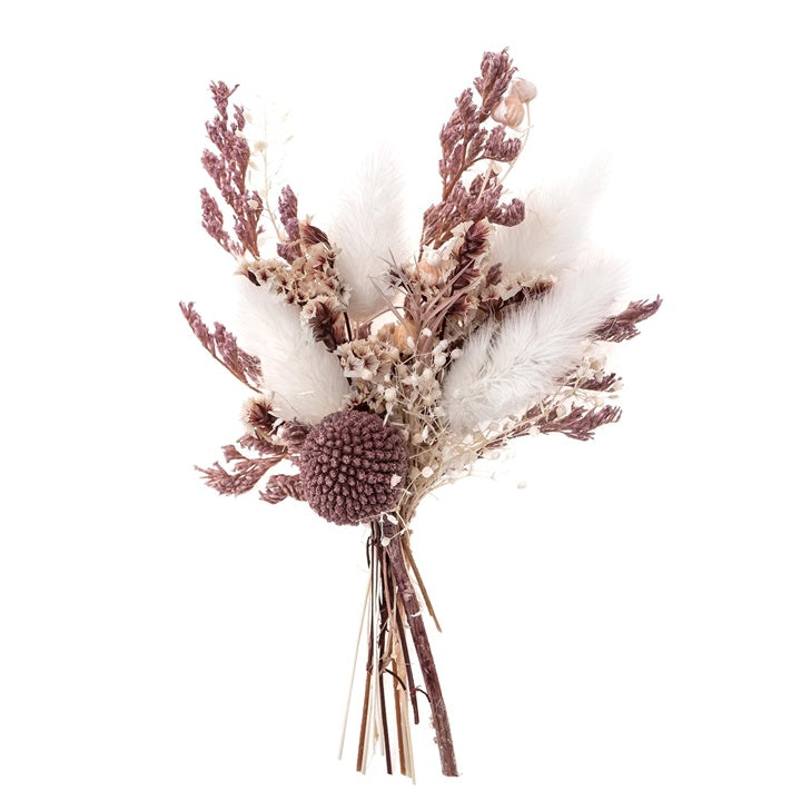 Mini sušená kytice "Miss Mauve" / 20 cm