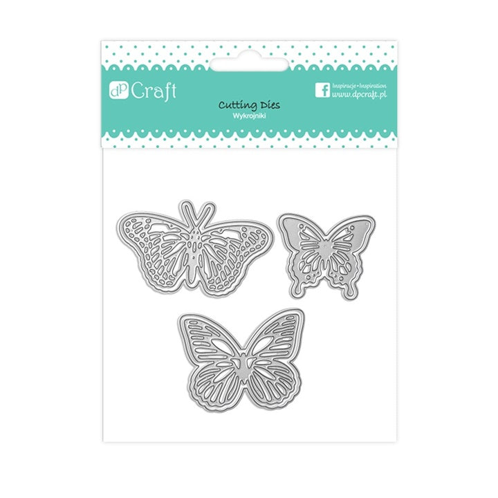 Vyřezávací šablony Butterfly Carnival - sada 3 ks