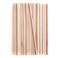 Kreativní kulaté paličky Natural 50 ks