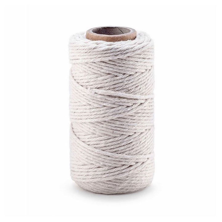 Bavlněná šňůrka na macramé 2 mm bílá - DP Craft
