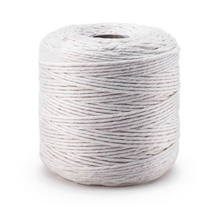 Bavlněná šňůrka na macramé 2 mm bílá - DP Craft