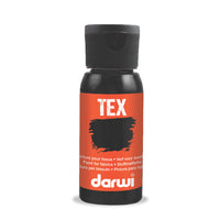Barva na textil DARWI TEX 50 ml – 100 černá
