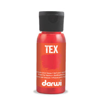 Barva na textil DARWI TEX 50 ml – 490 rumělkově červená