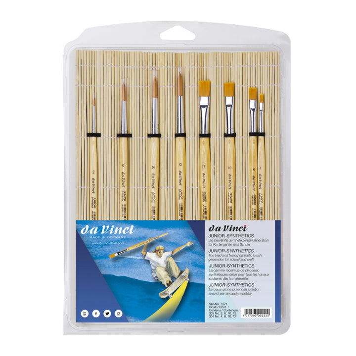 Sada štětců da Vinci JUNIOR 5371 pro školy a hobby - 8 ks