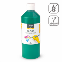 Lesklá polyvinylová barva Creall Gloss 500 ml – zelená
