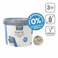 Modelovací písek Creall Play it! 750 g v kelímku – přírodní