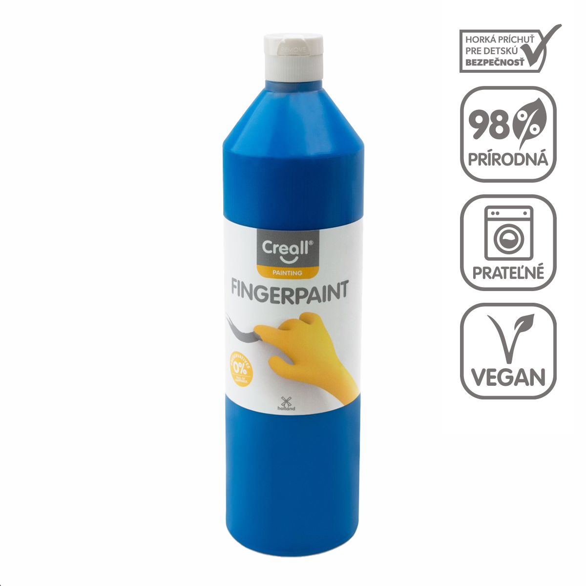 Prstová barva Creall - 750 ml – modrá