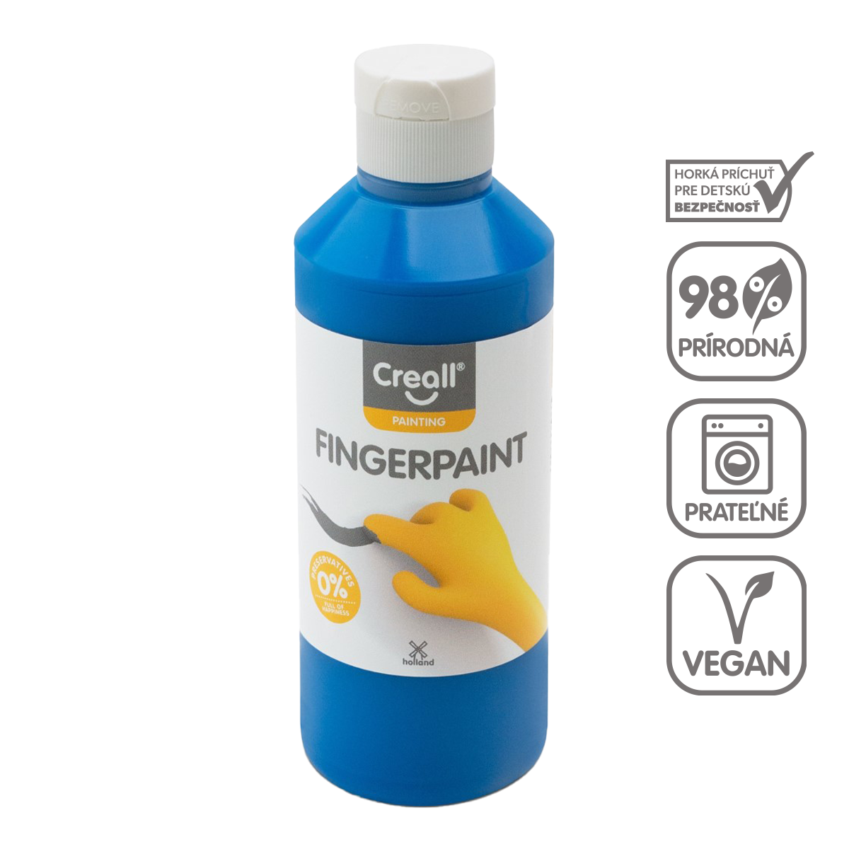 Prstová barva Creall 250 ml – modrá