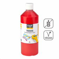Transparentní barva Creall 500 ml – červená