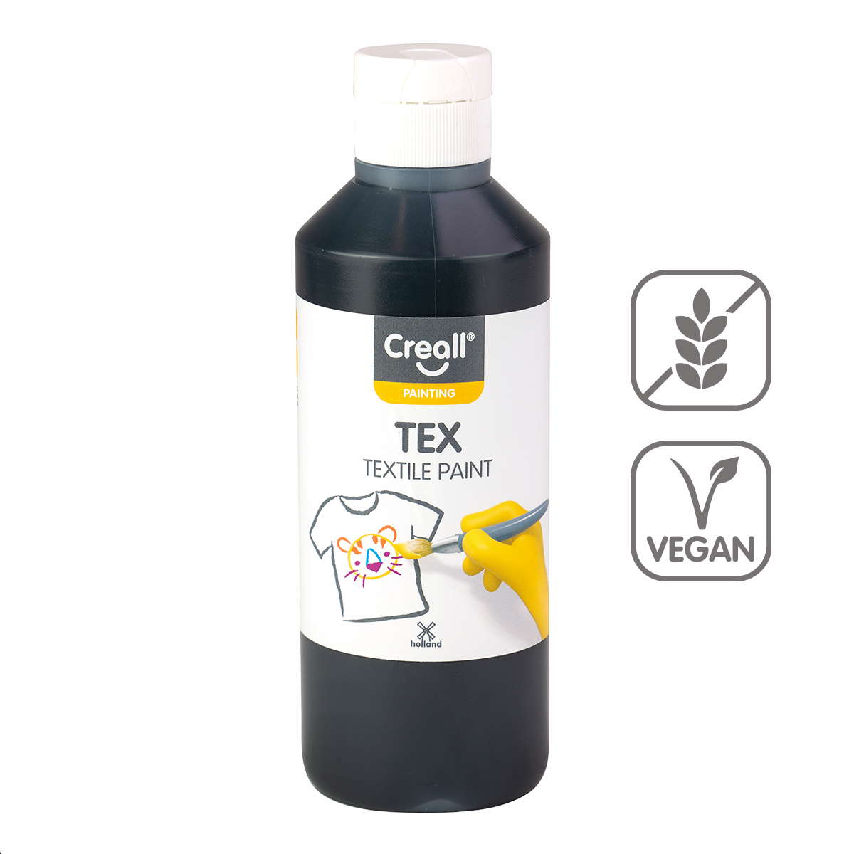 Barva na textil Creall Tex 250 ml – černá