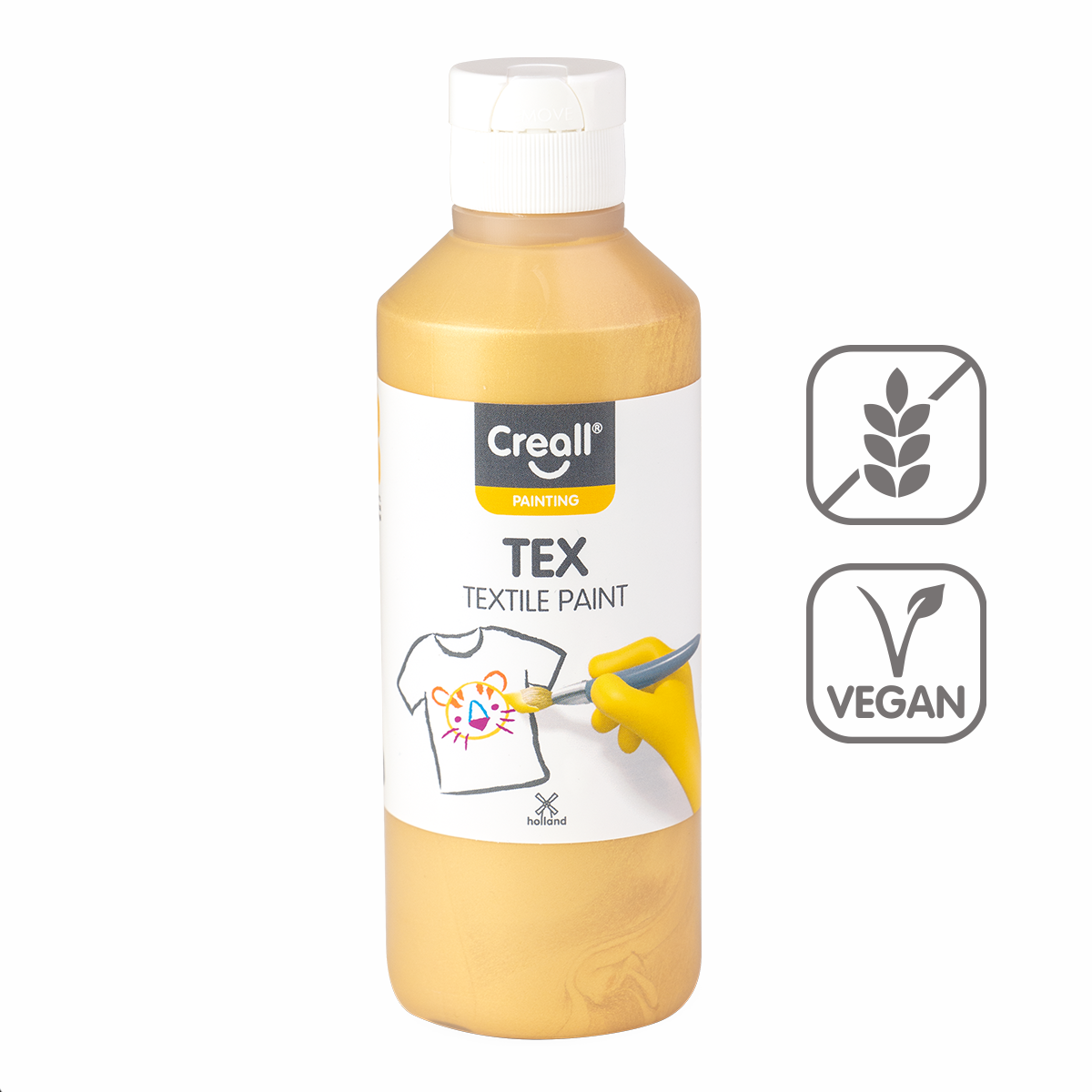 Barva na textil Creall Tex 250 ml – zlatá