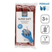 Modelovací hmota Creall Super Soft 500 g – hnědá