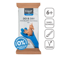 Samotvrdnoucí modelovací hmota Creall Do&Dry hypoalergenní 500 g – terakota