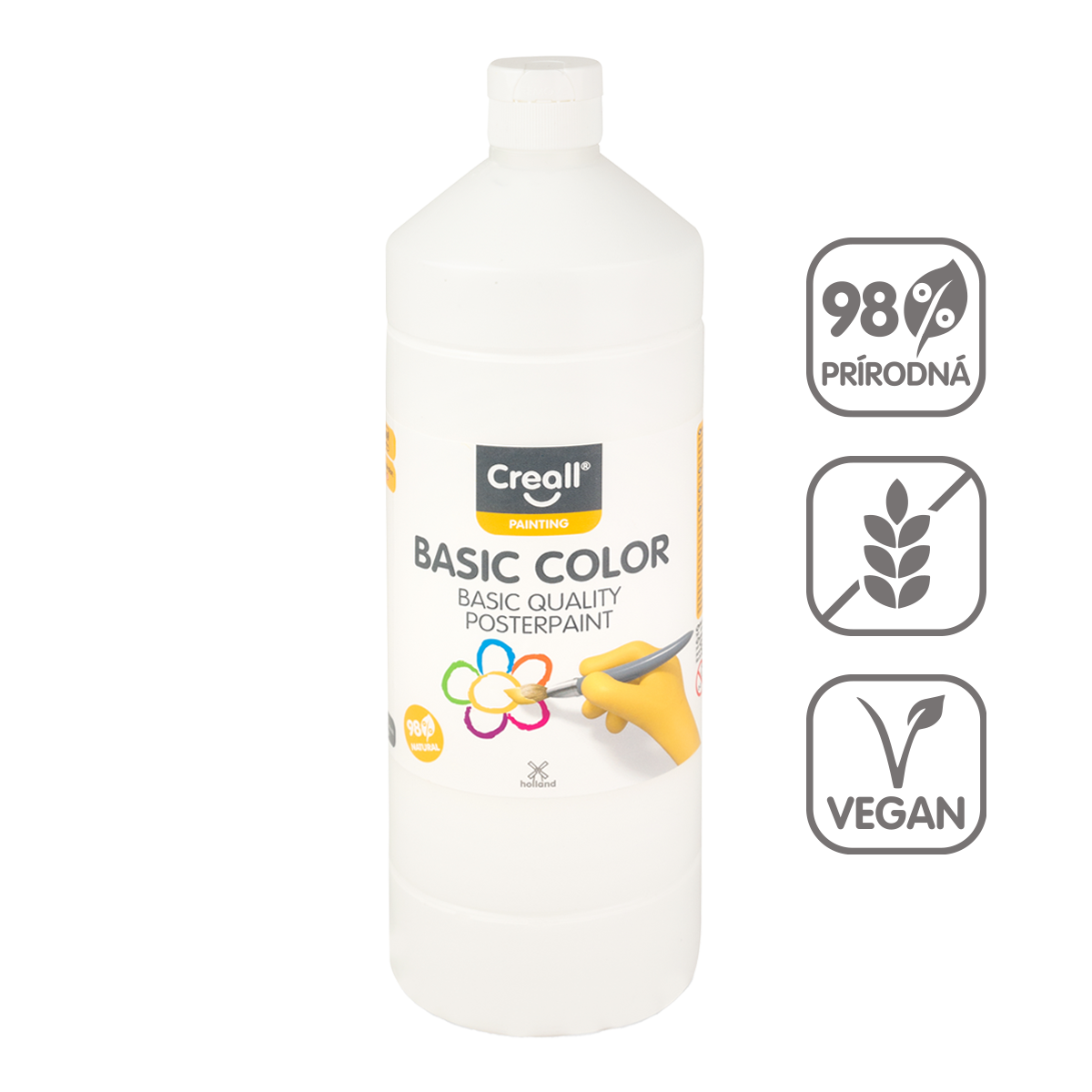 Temperová barva Creall 500 ml – bílá