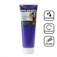 Akrylová barva Molenaer 250 ml – fialová