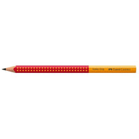 Grafitová tužka Jumbo Grip Faber-Castell – Castell / červená
