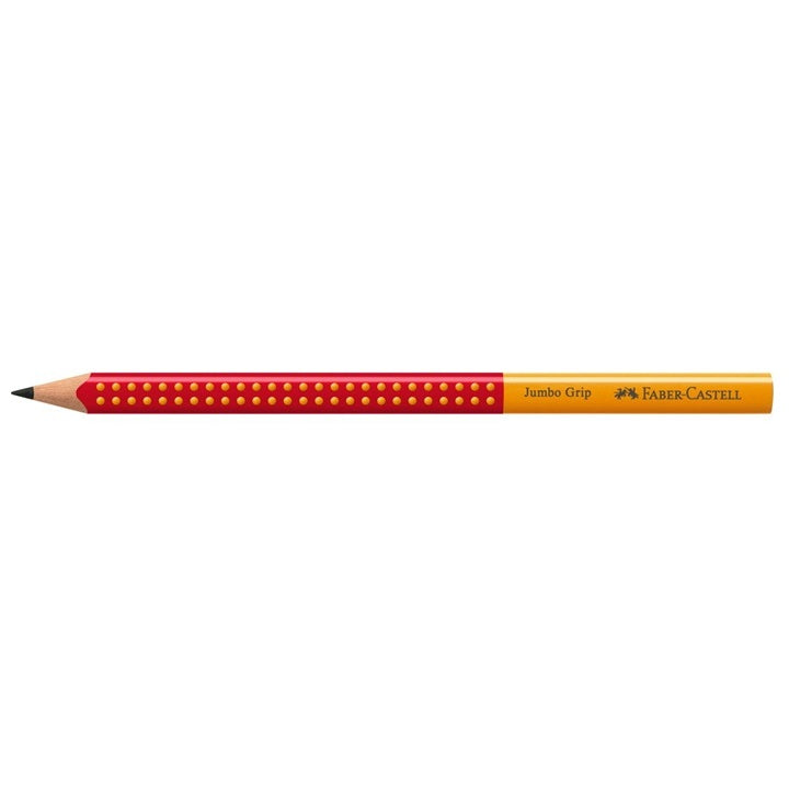 Grafitová tužka Jumbo Grip Faber-Castell – Castell / červená