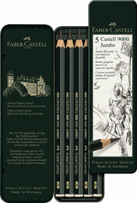 Tužky CASTELL 9000 Jumbo / 5 - plech