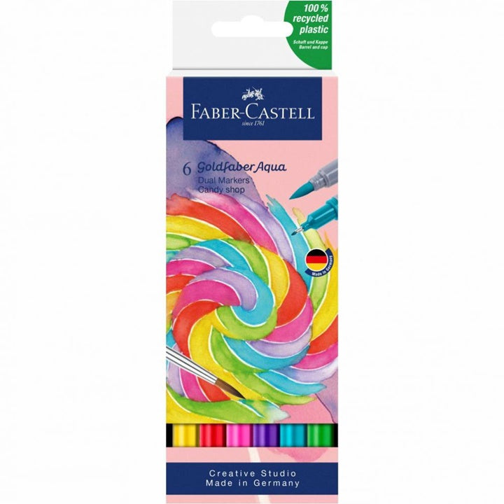 Akvarelové popisovače Goldfaber Aqua set Candy shop