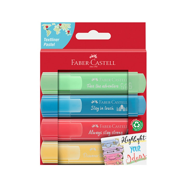 Sada zvýrazňovačů FABER CASTELL 4 ks