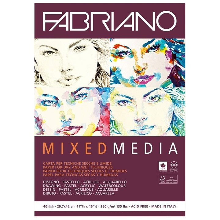 Skicák  FABRIANO Mixed Media