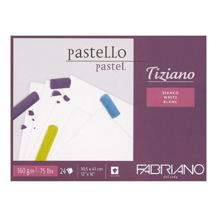 Blok bílých papírů pro pastel FABRIANO Tiziano