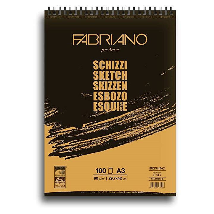 Skicák FABRIANO SKETCH ve spirálové vazbě