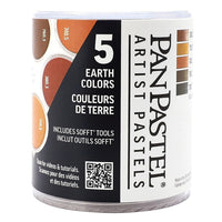 PanPastel Earth Tones Golden Set - 5 ks