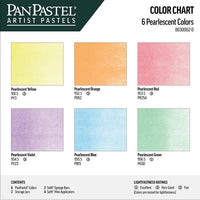 Sada perleťových odstínů PanPastel - zlatá, 6 kusů