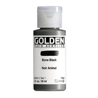 ZLATÁ tekutá akrylová barva 118 ml – 2010 kostěná černá