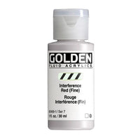 GOLDEN Fluid Interference Acrylic Paint 30 ml – 2469 červená