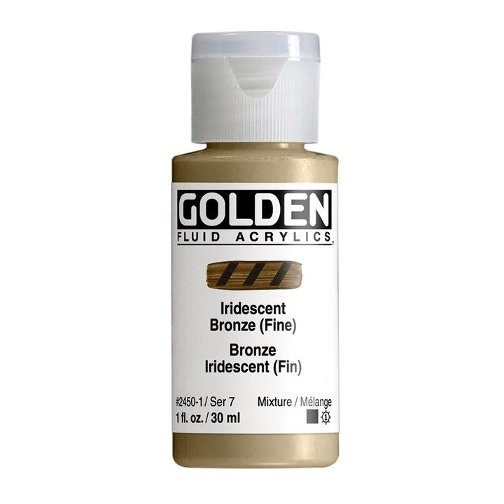 ZLATÁ Fluidní iridescentní akrylová barva – 2450 bronz