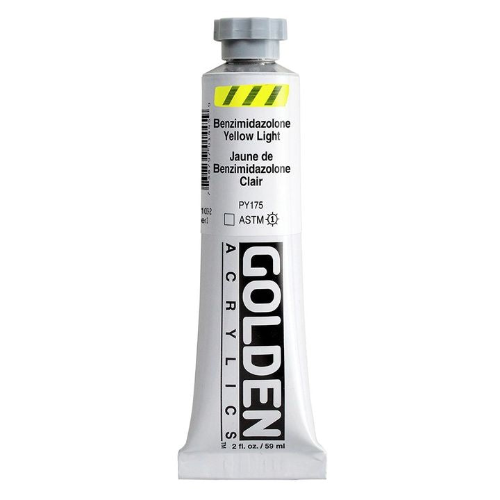 GOLDEN Heavy Body Acrylic Paint 148 ml – 1009 benzimidazolon světle žlutý