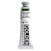 GOLDEN Heavy Body Acrylic Paint 148 ml – 1061 oxid chrom tmavě zelený