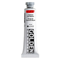 GOLDEN Heavy Body Acrylic Paint 148 ml – 1100 kadmium středně červená