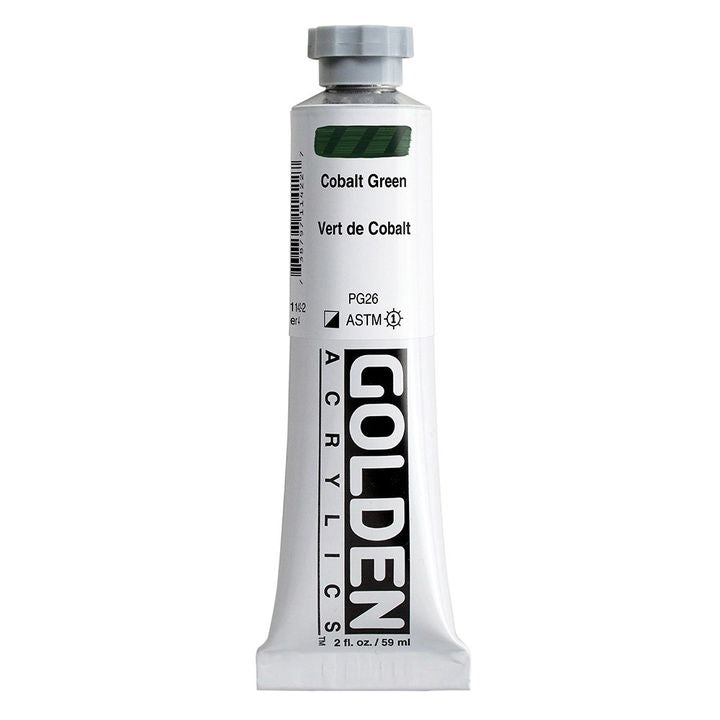 GOLDEN Heavy Body Acrylic Paint 148 ml – 1142 kobaltová zelená