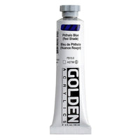 GOLDEN Heavy Body Acrylic Paint 148 ml – 1260 ftalo modrá (červený odstín)