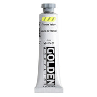 GOLDEN Heavy Body Acrylic Paint 148 ml – 1375 titanově žlutá