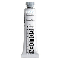 GOLDEN Heavy Body Acrylic Paint 148 ml – 1380 titanová bílá