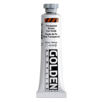 GOLDEN Heavy Body Acrylic Paint 148 ml – 1383 transparentní oxid železitý hnědý