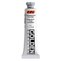 GOLDEN Heavy Body Acrylic Paint 148 ml – 1385 transparentní oxid železa červený