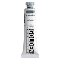 GOLDEN Heavy Body Acrylic Paint 148 ml – 1444 neutrální šedá N4