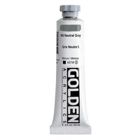 GOLDEN Heavy Body Acrylic Paint 148 ml – 1445 neutrální šedá N5