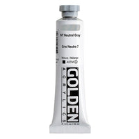 GOLDEN Heavy Body Acrylic Paint 148 ml – 1447 neutrální šedá N7