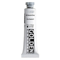 GOLDEN Heavy Body Acrylic Paint 148 ml – 1448 neutrální šedá N8